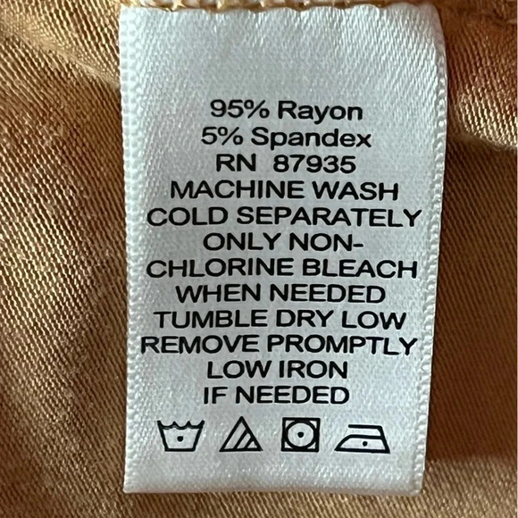 LOGO by Lori Goldstein Long Boho Tunic Blouse Front pockets Size S - Picture 8 of 8